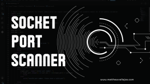 Python socket port scanner